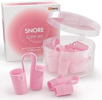 Set of Nose Vents - Effective Snoring Solution - Nasal Dilators, Anti Snoring Devices - Snore Stopper - Sleep Improvement - Relieve Nasal Congestion Due to Deviated Septum