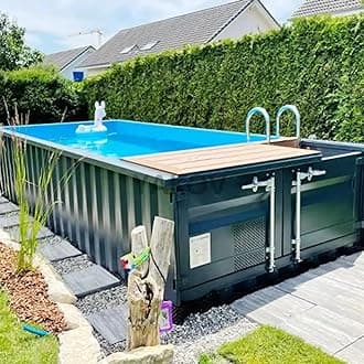 Prefab 20Ft Container Swimming Pool 40 Feet Swimming Pool Container for Outdoor