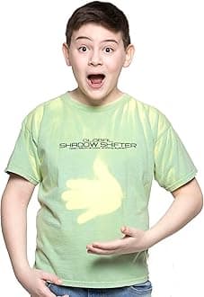 Shadow Shifter Kids Heat Reactive Color Changing T-Shirt Like 90s Tshirt Hypercolor - Made in The USA