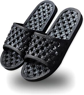 Shower Shoes Quick Drying Slippers for Women Men, Non Slip House Shoes Cushioned Thick Sole Bathroom Slippers Indoor Outdoor Soft Platform Sandals for Living Room College Dorm Beach SPA Gym Pool
