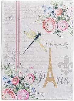 Maison d' Hermine Champ de Mars 100% Cotton Set of 2 Kitchen Towels, 20 - inch by 27.5 - inch.