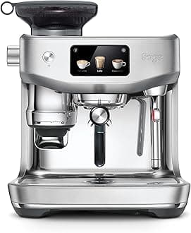 Sage - The Oracle Jet, Professional Coffee Machine with Manual and Automatic Milk Frother - With Knock Box, Milk Jug and Portafilter - 14 Pre-sets, 2.3L Water Tank, 1600 W, Stainless Steel