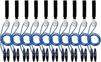 LiftAid Shoulder Pulley for Physical Therapy with Exercise Guide - Improves Shoulder Strength & Range of Motion - Reduces Pain, Helps in Muscle Recovery (Blue Pack of 10)