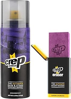 Shoe Protector Spray & Ultimate Scuff Eraser - Sneaker Cleaner for Suede and Nubuck Shoes