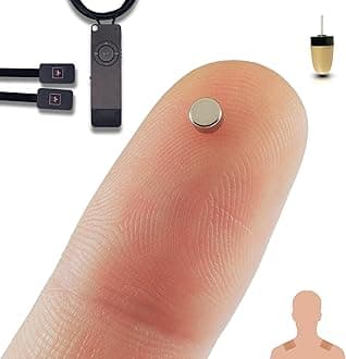 PingaOculto Spy Earpiece Wireless Earphones Invisible Hidden Mini Headset Exam MP3 with Footswitches Adhesive Strips - Secret Earphone Micro Ear Cheating (Spy Earpiece Nano V2 + Vip Pro SuperMini)