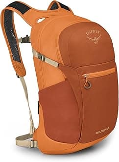 Osprey Daylite Plus Commuter Backpack - Lightweight, Everyday Pack with Laptop Sleeve and Water Bottle Pockets - Ideal for Work, School, and Travel with Versatile Storage, Umber/Tequila Sunrise