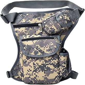 Hiking Waistpacks Small Multi-Purpose Drop Waist Leg Bag Military Utility Tactical Hip Molle Pack Sport Camping Hiking Motorcycle Racing Thigh Pouch