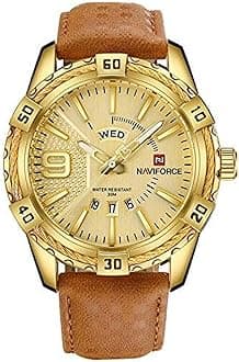 Luxury Men Sports Watches Waterproof Quartz Gold Big Face Date Clock