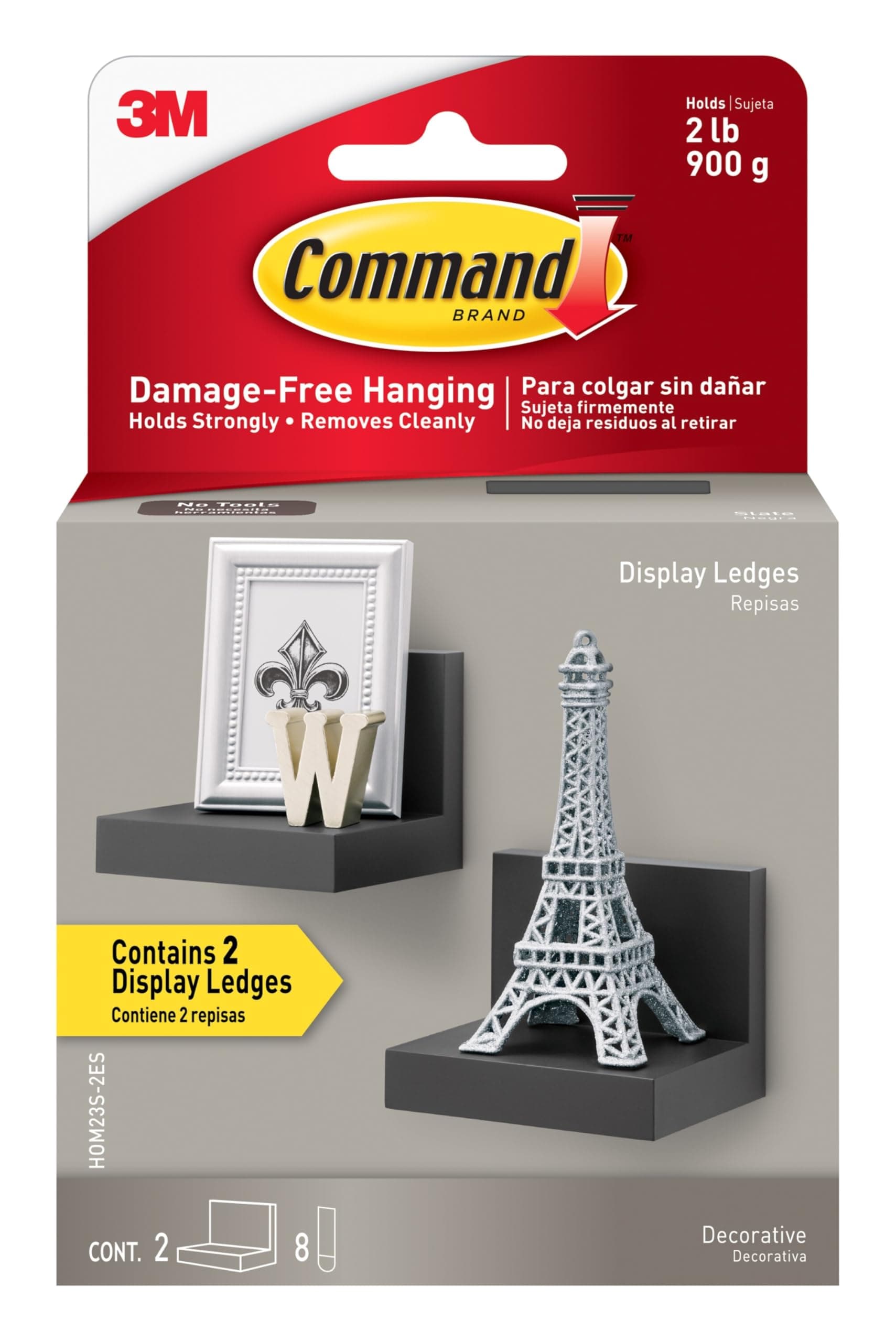 Command Adhesive Display Ledge