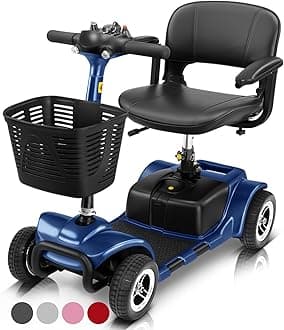 Vive 4 Wheel Mobility Scooter One Size Blue