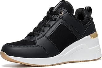 Wedge Sneakers for Women - Wedge Tennis Shoes Non-Slip Women Fashion Sneakers