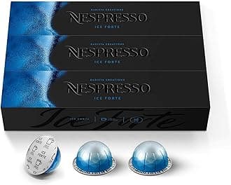 Nespresso Capsules Vertuo, Ice Forte, 30-Count Coffee Pods, Brews 7.8 oz.
