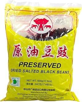 Triple Elephant Preserved Dried Salted Black Beans-500g