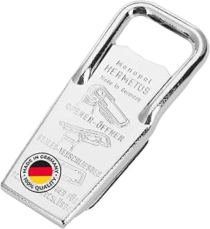 Westmark Hermetus Steel 3-in-1 Bottle Opener & Resealer – German Beer Bottle Opener with Airtight Seal, Made from Heavy-Duty Steel, Traditional Design