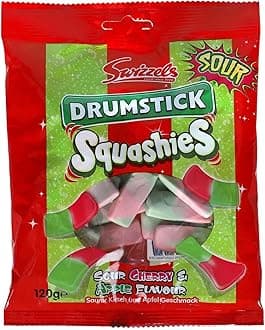 Squashies Drumstick Cherry & Apple - 120g (Pack of 3)