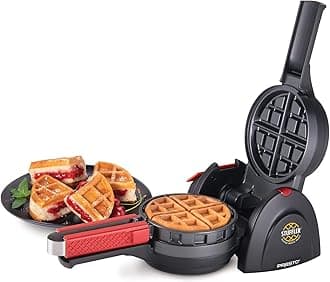 Presto 03512 Stuffler Stuffed Waffle Maker, Belgian, Style