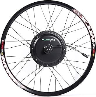 EBIKELING Waterproof Ebike Conversion Kit for Electric Bike 700C Rear Wheel Electric Bicycle Hub Motor Kit with Mountain Bike Rim 1500W 1200W 750W 500W Electric Bike Conversion Kit