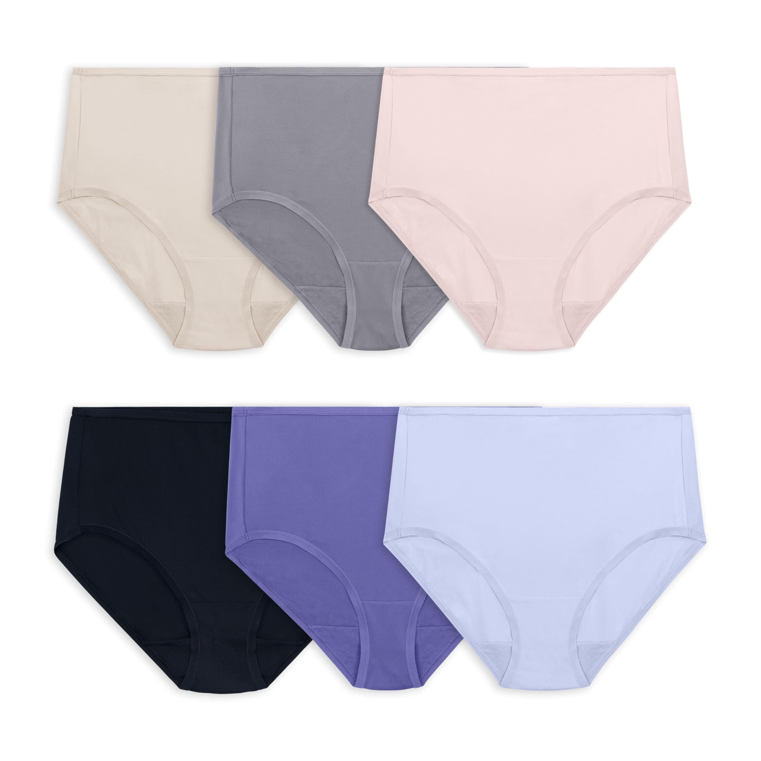 Women's Lightweight Microfiber Underwear, Smooth Under Clothes, Available in Plus Size