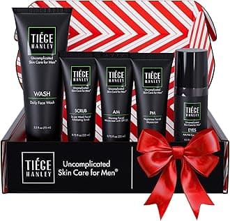 Menââ‚¬â„¢s Skin Care System Level 2 | Five Amazing Products Including Face Wash, Morning & Bedtime Moisturizer, Exfoliating Scrub & Eye Cream | Look and Feel Amazing Every Day, Itââ‚¬â„¢s Simple