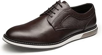 Bruno Marc Men's Plain Toe Casual Oxford Shoes Business Formal Derby Dress Sneakers