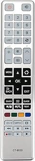 121AV - CT-8035 Replacement TV Remote Control Fit for Toshiba regza tv remote control LCD LED Smart TV CT-8069 CT-8040 CT-8041 CT-8054 CT-8050 - No Setup Required
