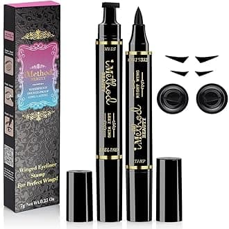 NEW 2-Pen Winged Eyeliner Stamp - All Eye Shapes, Perfect Wing Cat Eye Liner, Waterproof & Smudge-proof, 8 mm
