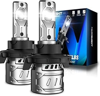 H13/9008 Bulbs Upgraded, 400% Brightness H13 Fog Bulbs, Quick Installation 9008, Pack of 2