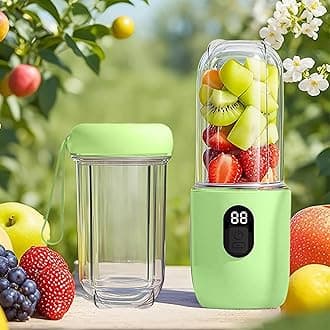 Portable Blender Electric Juicers Fruit Mixers USB Rechargeable Smoothie Mini Personal Juicer 16 Blades 3Gears With 1500 Mah Rechargeable Battery-Smoothie Blender