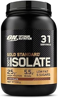 Gold Standard 100% Whey Protein Isolate Powder, Chocolate Flavour, 930 g, 31 Servings
