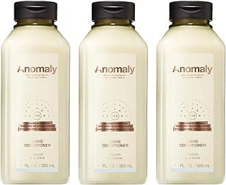 Anomaly Shine Deep Conditioner Detangler with Jojoba Oil & Murumuru Butter for Dry Hair | Anti Frizz Control | Sulfate Free & Paraben Free | Eco Friendly Sustainable Ocean Plastic Packaging, 11 fl oz. (Pack of 3)