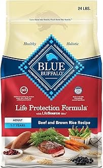Blue Buffalo Life Protection Formula Beef & Brown Rice Natural Dry Dog Food, 24 lbs.