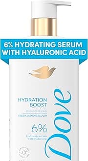 Dove Serum Body Wash Hydration Boost actively drenches dry skin with Hyaluronic Acid Serum 18.5 Fl Oz