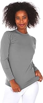 Thermajane Long Sleeve Thermal Shirts for Women Cold Weather, Womens Thermal Underwear Tops, Base Layer Women Thermal