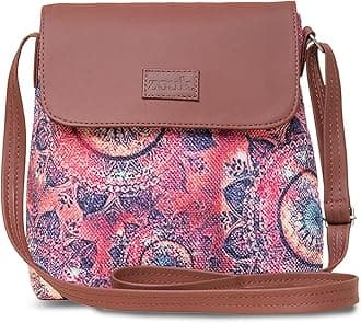 Flap Sling Bag | Crossbody Bags for Women | Women's Handbags | Stylish | Vegan Leather Evening Bag | Travel & Office Use | Purse and Wallet | Space Chakra Print