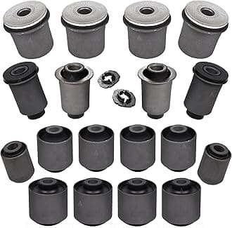 Front Rear Suspension Kit of 18 pcs - Front Upper & Lower Control Arm Bushings, Rear Upper & Lower Trailing Arm Bushings & Rear Panhard Rod Bushings for CRUISER & LX470 4WD Year 1998-2007