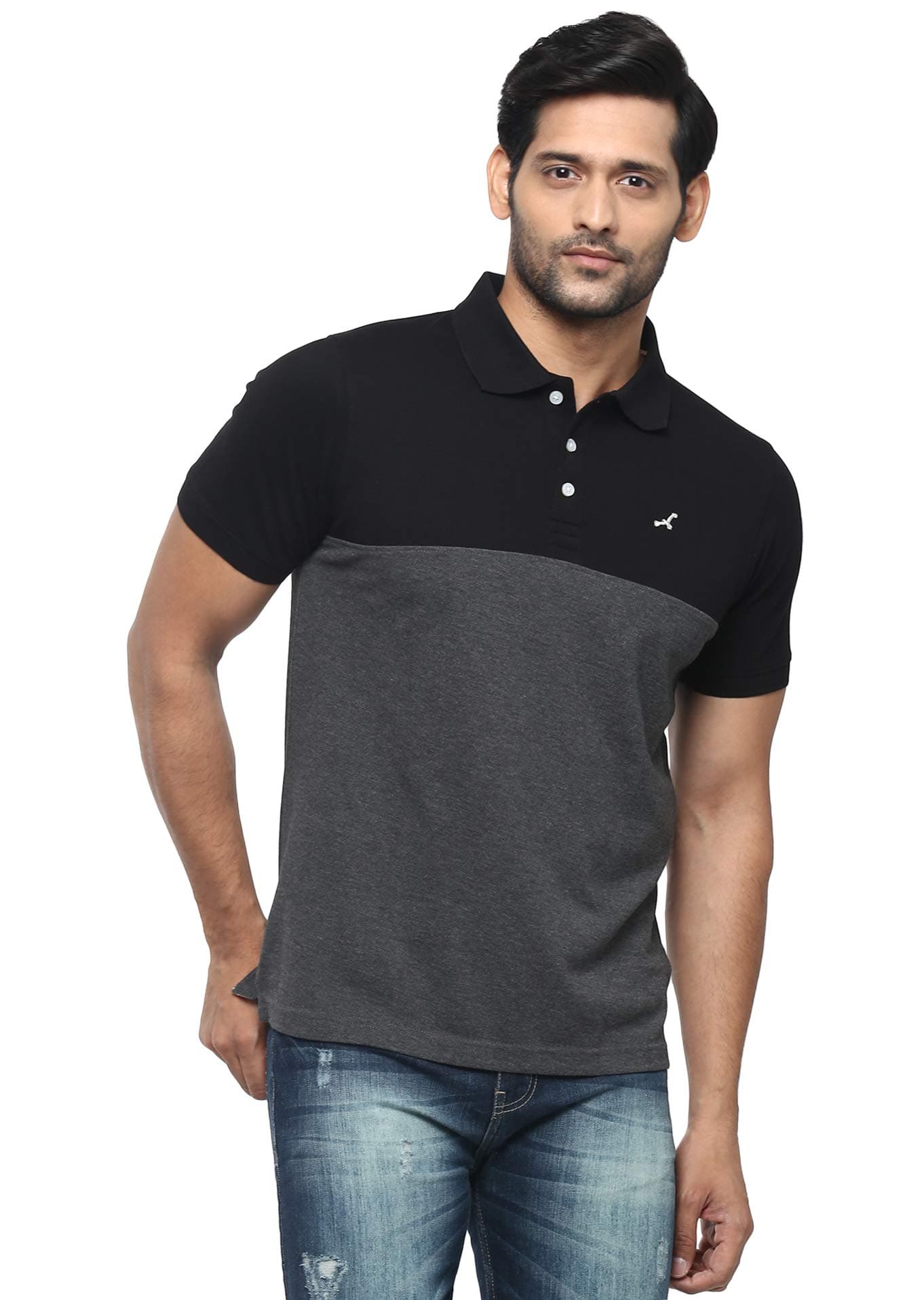 AMERICAN CREW Men's Regular Fit Polos