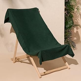 Brentfords Beach Towels for Adults Forest Green, Super Soft Quick Dry Towel Microfibre Swimming Towels Summer Beach Holiday Essentials Gym Towel Men, 71cm x 152cm