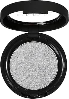 IS'MINE ISMINE Single Eyeshadow Powder Palette (SILVER GRAY) Shimmer Gray, High Pigment, Longwear Single Grey Eye Makeup for Day & Night (#14)