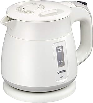 Tiger Electric Kettle 600ml White Wakuko PCF-G060-W Tiger