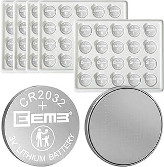 EEMB 100PCS CR2032 Li-MnO2 Non-Rechargeable Lithium Battery 3V Button Coin Cell Battery Trusted Quality 210mAh UL Certified Single Use Battery DO NOT CHARGE BATTERY