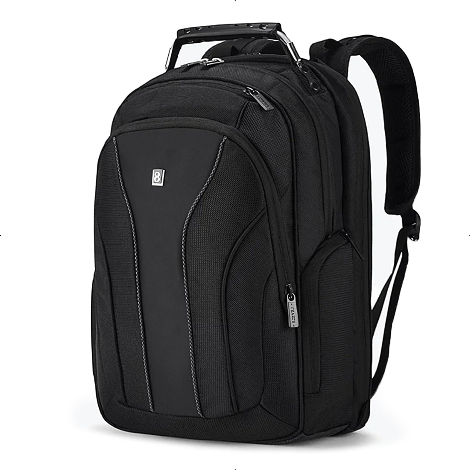 'LEVEL8 Atlas Laptop Backpack, Durable Business Backpack, Water-Resistant Computer Bag Fits 15.6'' Laptop and Notebook'