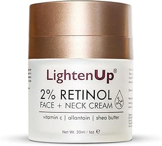 LightenUp 2% Retinol Face & Neck Cream, 30ml, With Vitamin C, Allantoin, Shea Butter