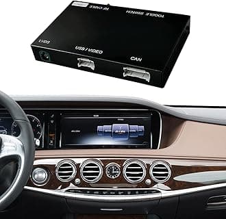 Wireless CarPlay & Android Auto Retrofit Kit for Mercedes-Benz S-Class W222 2014-2020, NTG5.0 System, CarPlay Interface Decoder, OEM Integration, MirrorLink, Backup Camera Support