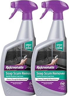 Rejuvenate Soap Scum Remover Easily Dissolves Soap Scum Without Scrubbing, 32 Ounces, 2 Pack