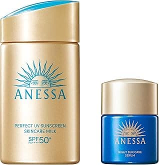 ANESSA Perfect UV Skin Care Milk, NA Trial Set, Sunscreen, UV Set, 2.0 fl oz (60 ml) + 0.4 fl oz (12 ml)