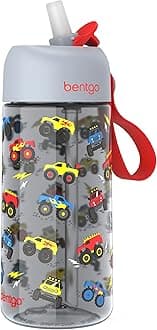 BentgoKinds Water Bottle - Trucks - 450 ml