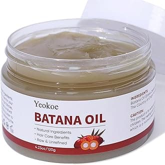 Batana Oil for Hair Growth Pure and Natural Raw Unrefined Dr Sebi,Hair Oil,Great for Skin Care and Hair Care Promotes Hair Thickness for Men Women