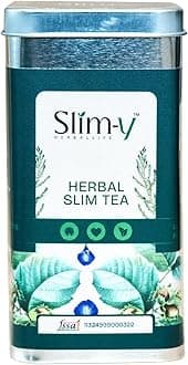 Herbal Slim Tea - Caffeine-Free Detox Tea, Chamomile, Garcinia & 15+ Herbs - Boosts Metabolism, Aids Digestion, Reduces Stress And Supports Weight Loss | 30 Tea Bags
