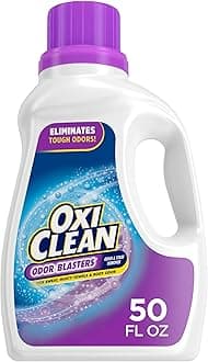 OxiClean Odor Blasters Odor and Stain Remover Laundry Booster Liquid, 50 fl oz