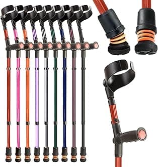 Flexyfoot Soft Grip Double Adjustable Crutches